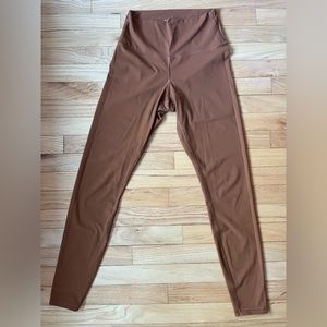 Everlane Rust Orange Women’s Athleisure Leggings Recycled Nylon